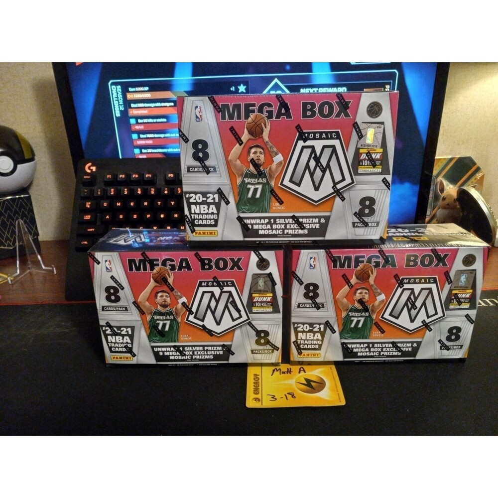 1 SEALED  mosaic basketball mega box NBA